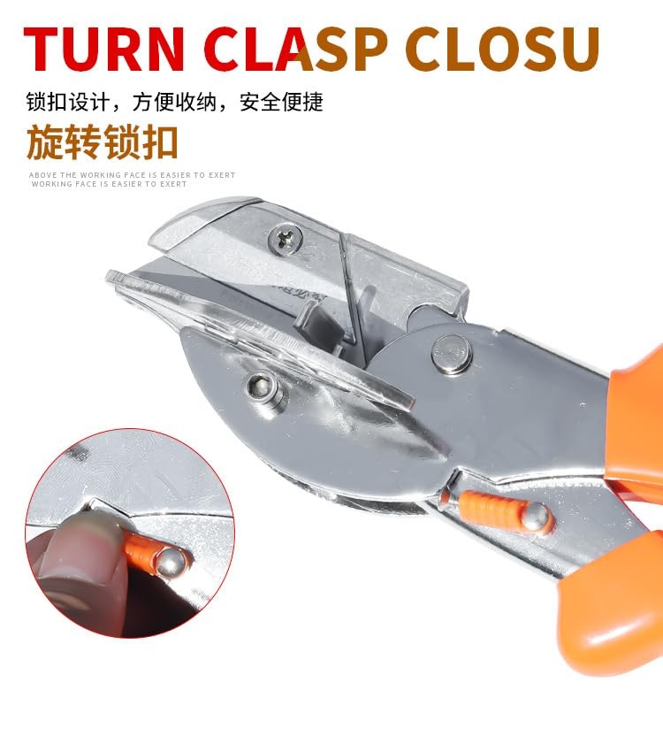 TorSor 3 Pack Multi Angle Miter Shear Cutter Blade Replacement Silver