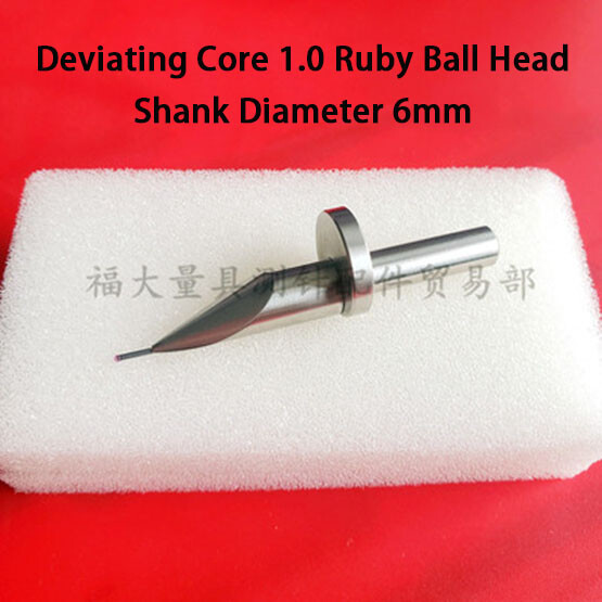 1PC  6mm Ruby Ball Head 1.0-5.0  TRIMOS Height Indicator Probe