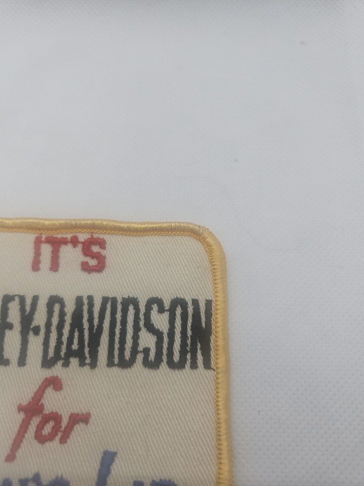 “HD For Men’s Lib” Harley-Davidson Patch / Emblem