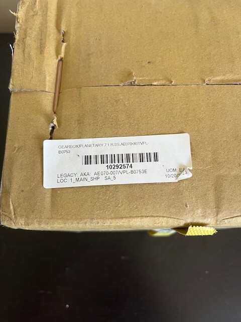 Apex Dynamics AE070-007 Gearbox 7:1 NEW