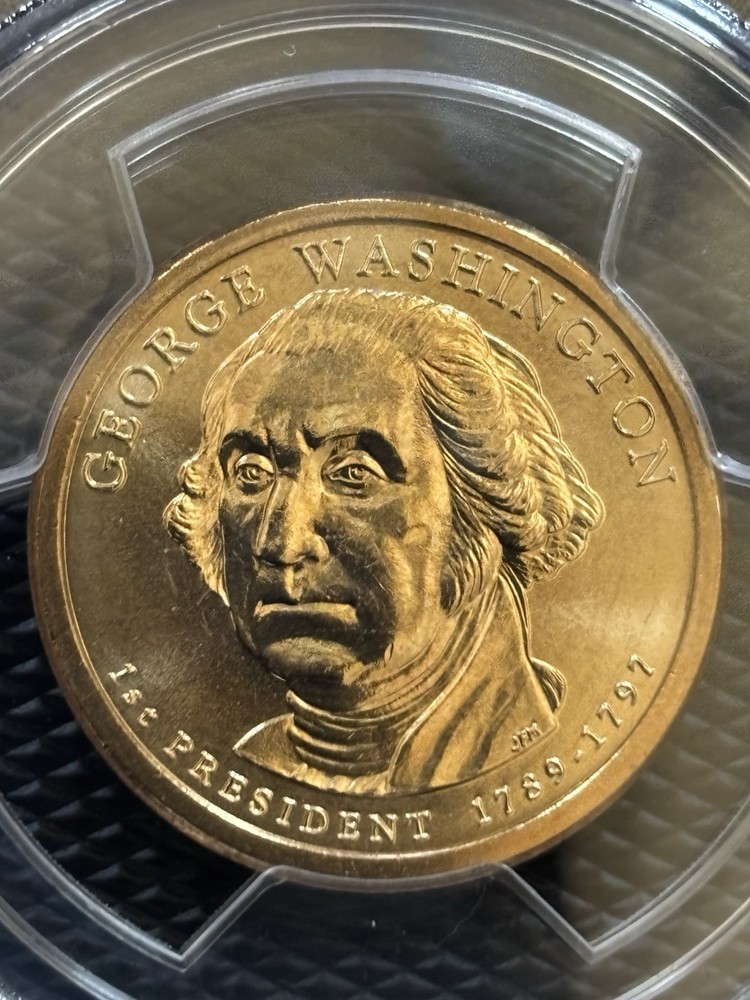 2007 $1 Washington “Godless Dollar” PCGS MS65 Missing Edge Lettering Mint Error
