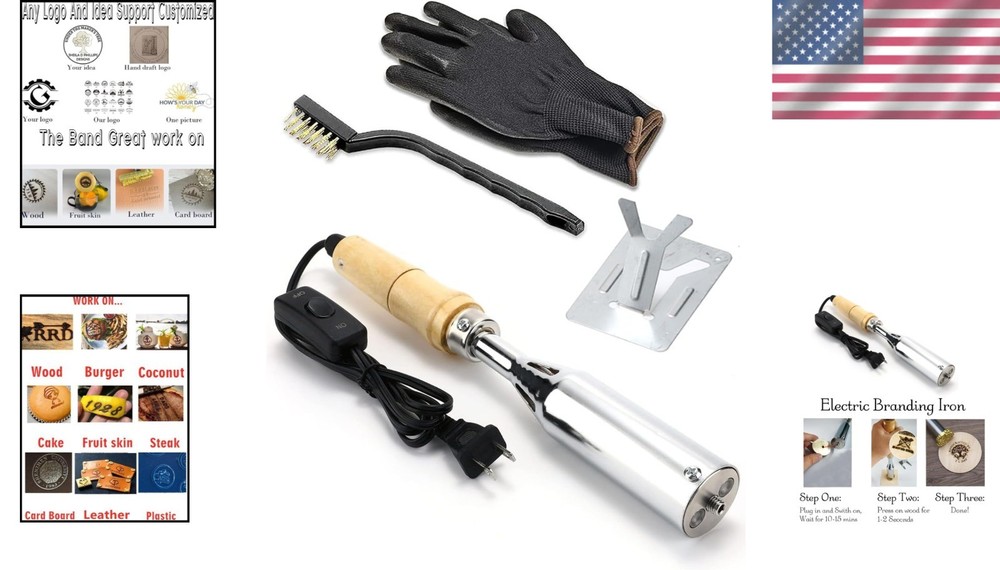 Personalized Electric Branding Iron Kit