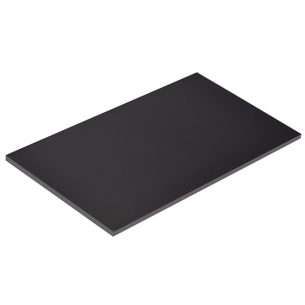 Black ABS plastic sheet 7x4x0.2 inches, panel, 2pcs