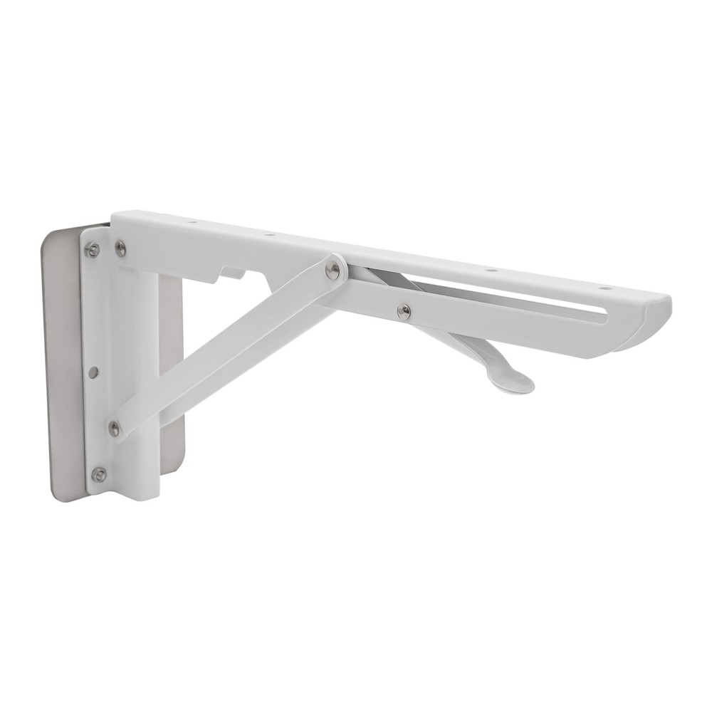 Wall Mounted Folding Table Black Floating Desk Drop Leaf Dining Table 80*40cm