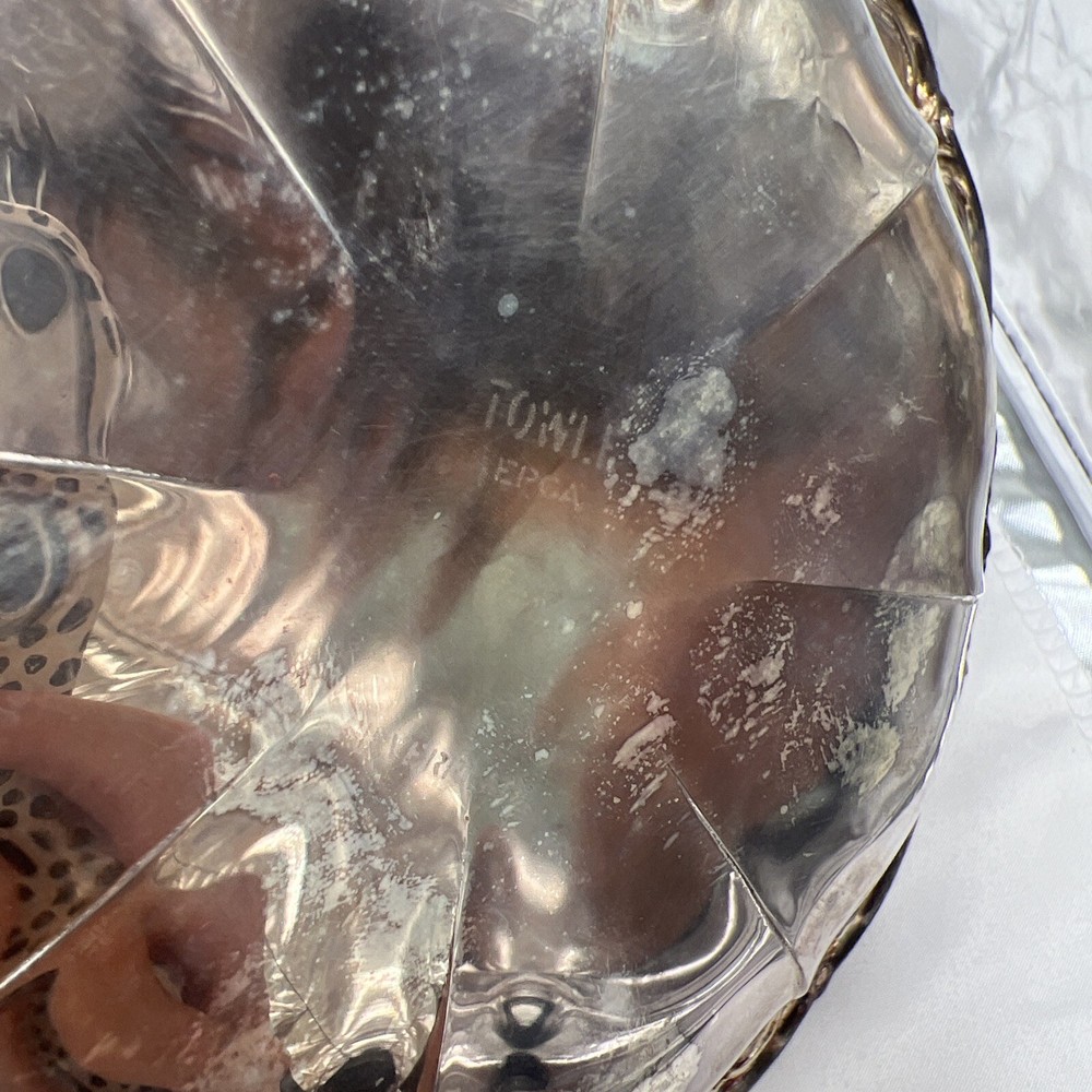 SILVER PLATED SERVING TRAY PLATE BOWL PLATTER SIZE 7.5” DIAMETER