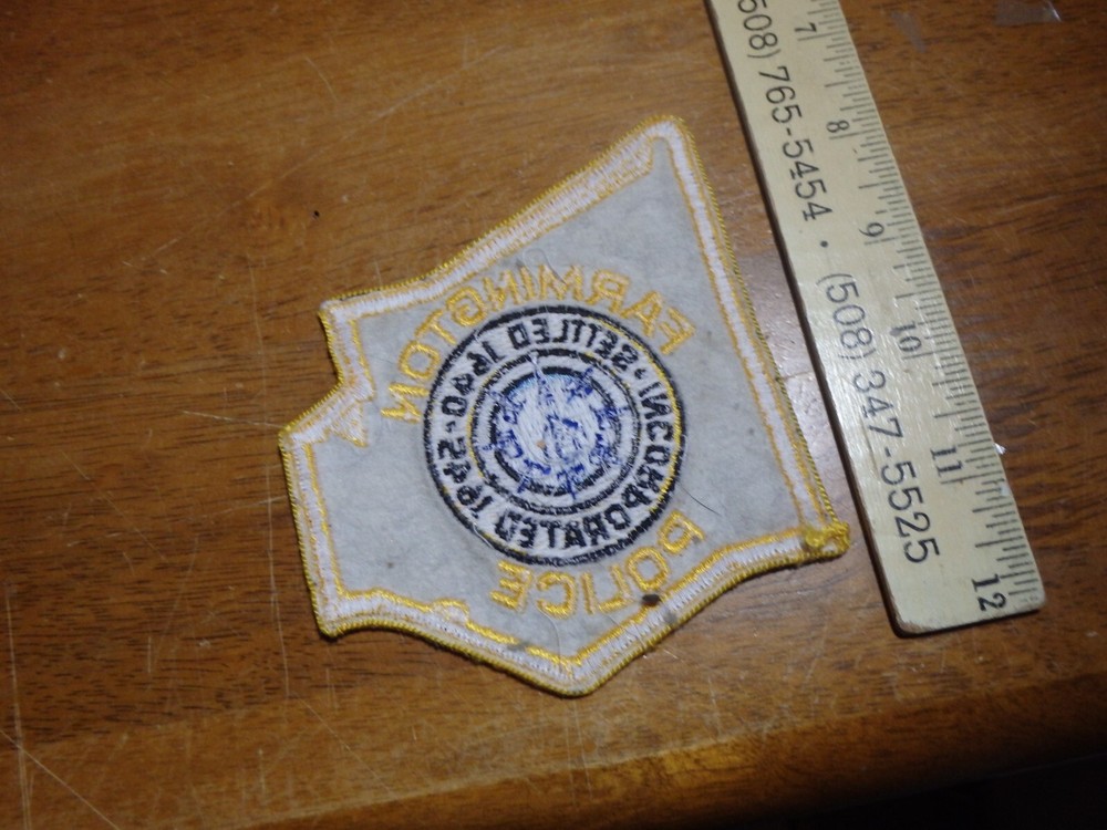 FARMINGTON CONNECTICUT OBSOLETE PATCH BX BB#7