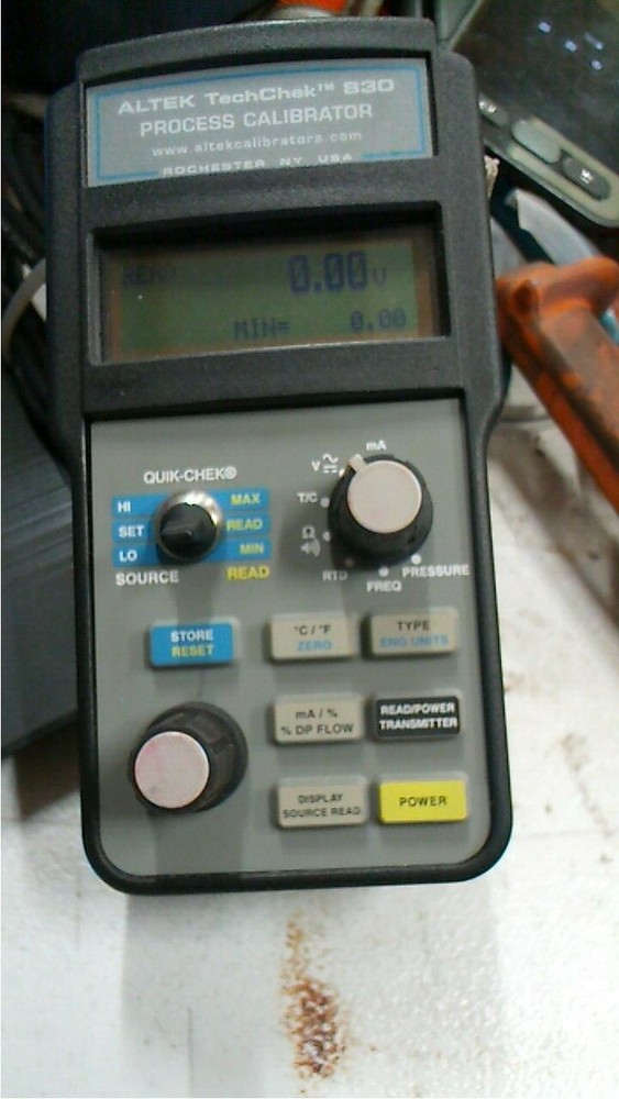 Altek TechChek 830 MultiFunction Process Calibrator FREE SHIPPING UNIT 1