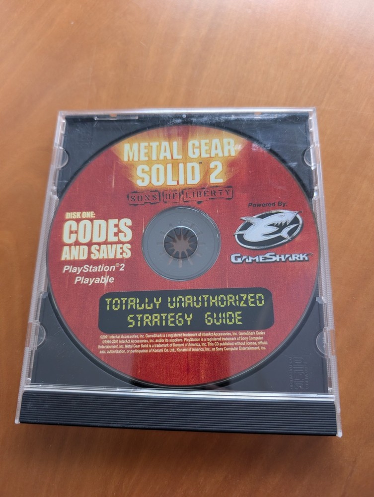 Game Shark Codes For Metal Gear Solid 2