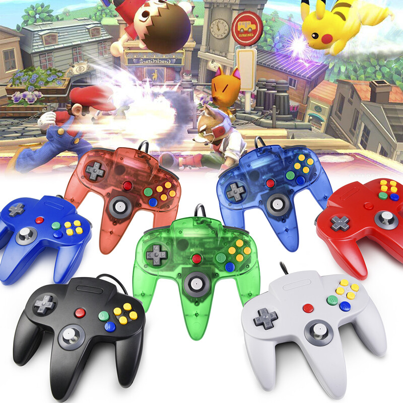 For Nintendo 64 N64 USB Controller Gamepad Joystick For PC MAC Raspberry Pi 3