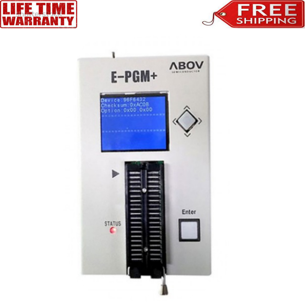 E-PGM+ MCU Universal Programmer w/ TFT LCD for ABOV Chip & On-board Programming