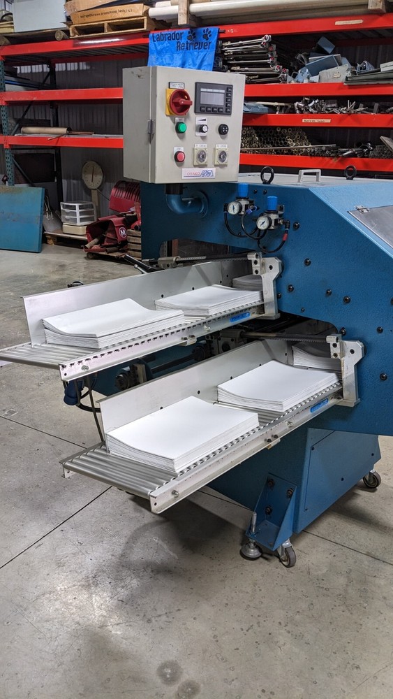 Osaka Batch Counting Stacker: for Folder, or Saddle Stitcher