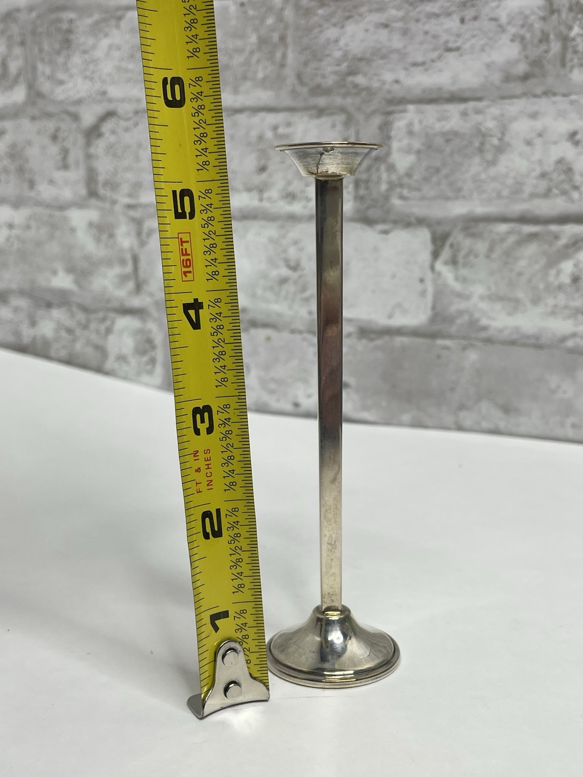 Cartier Vintage Sterling Silver Bud Vase Weighted 925 Storage Bag Original Box