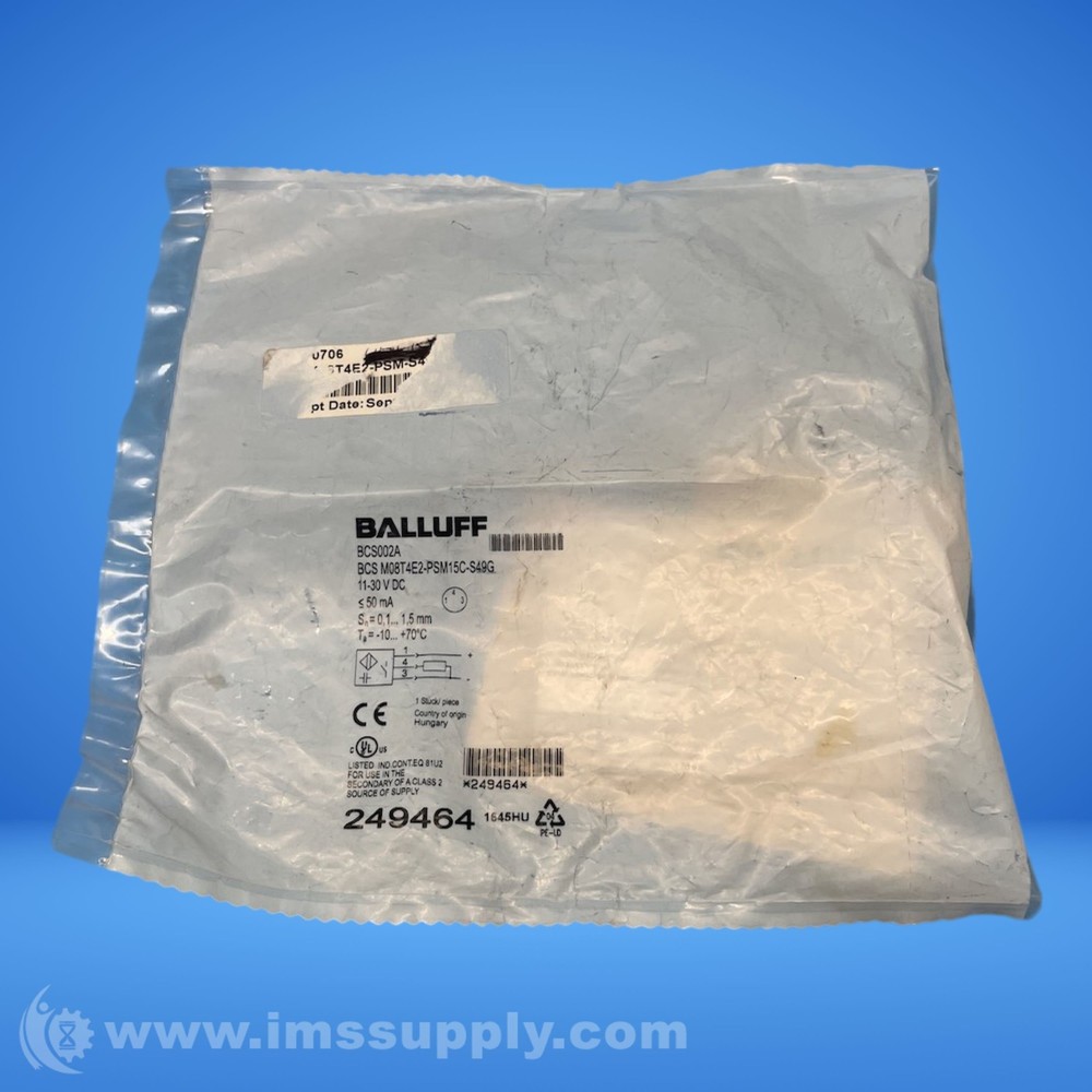 Balluff BCS002A Capacitive Sensor FNFP