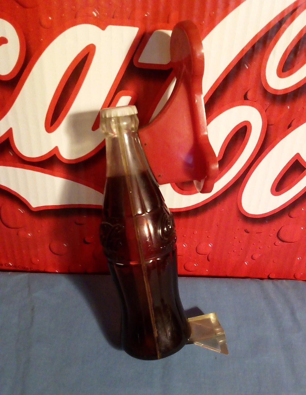 Coca-Cola Vintage 1950s All-Plastic Door Pull by Sturm & Co