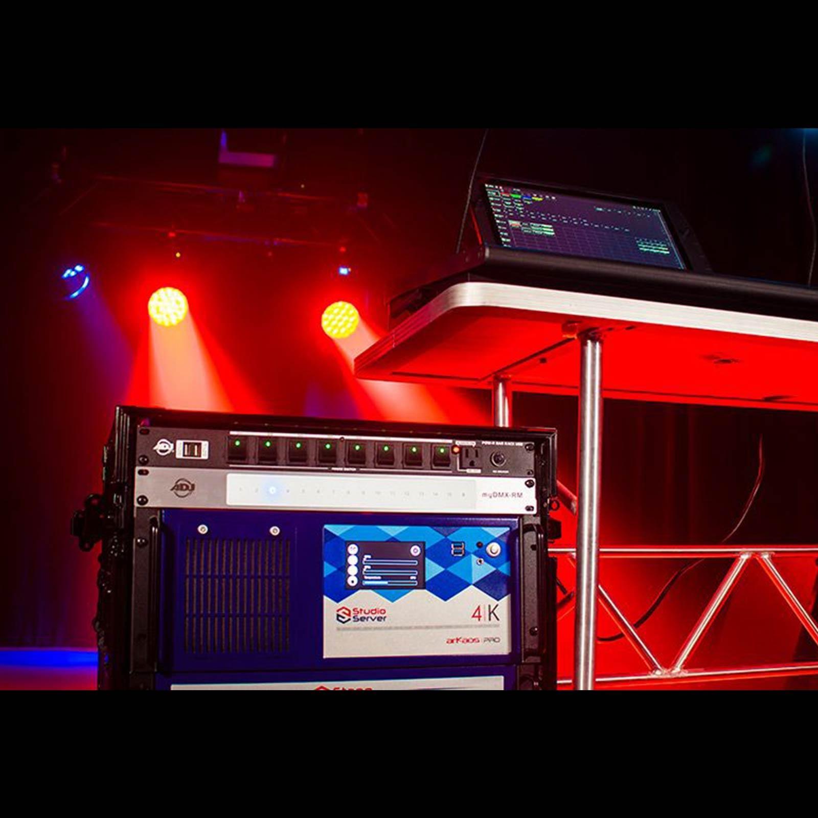 ADJ POW-R BAR RACK 10 Edison & 2 USB 19" Rack Mount AC Power Center