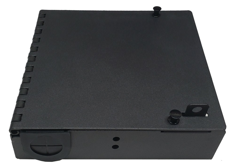 6 Fiber Wall Mount w/ 6 SC/APC Simplex Adapters, Patch Only Singlemode