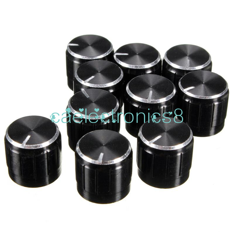 5PCS Useful Volume Control Rotary Knobs For 6mm Dia Potentiometer