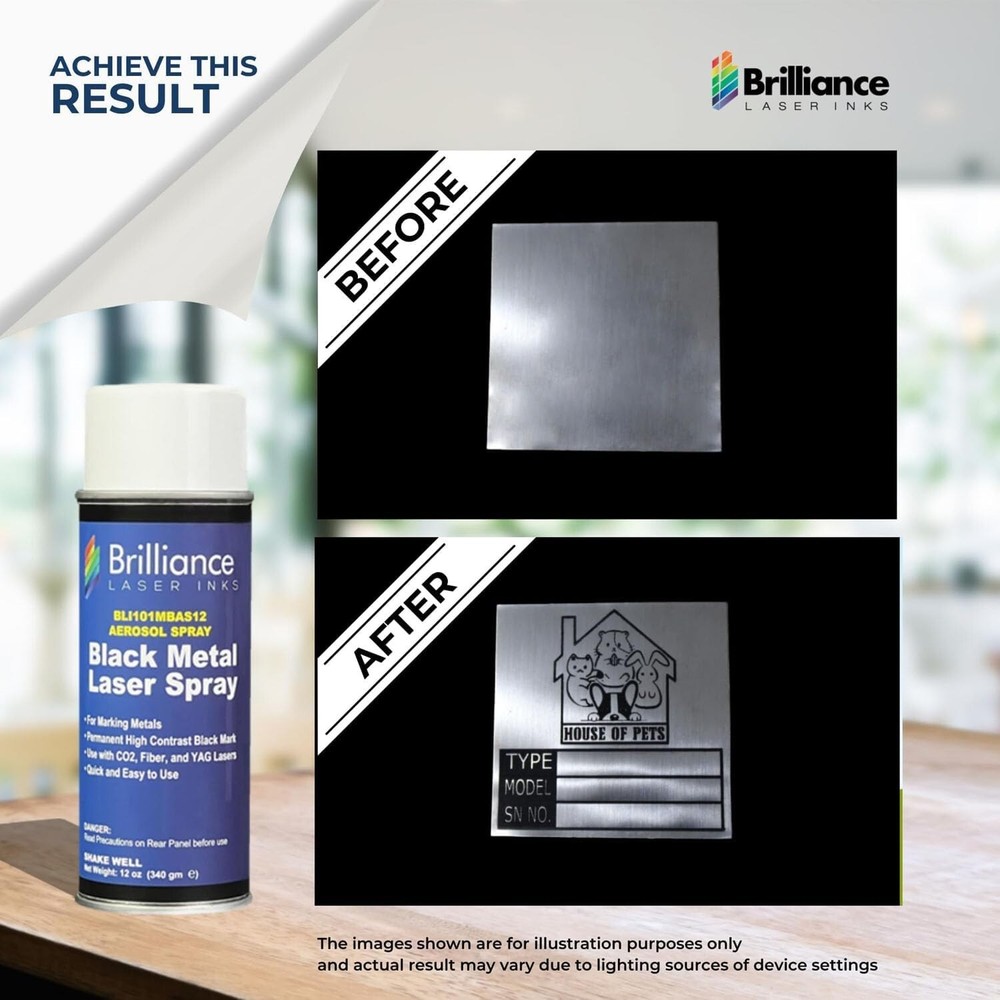 Versatile 12 Oz Spray Marker for All Laser Types - Smooth Application Guaranteed