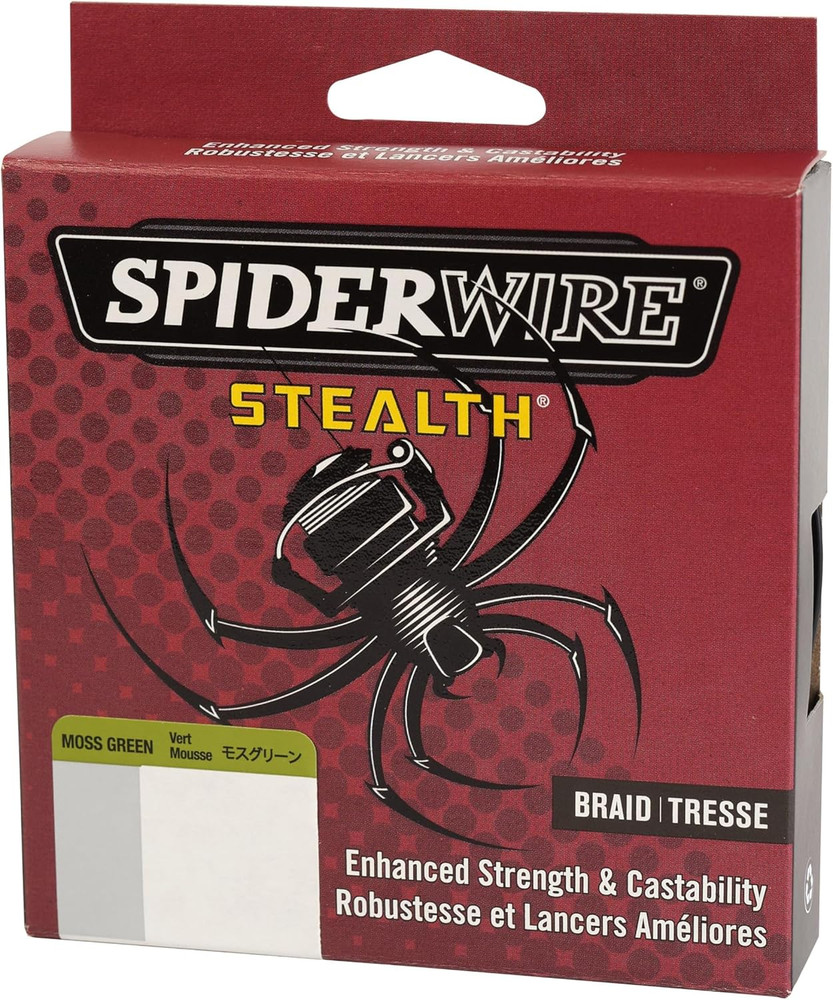 Spiderwire Stealth Braid 15lb Break Strength 200 Yards