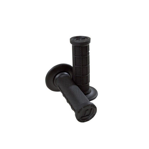 ODI® H01MMB - Half-Waffle Mini MX Grips Black