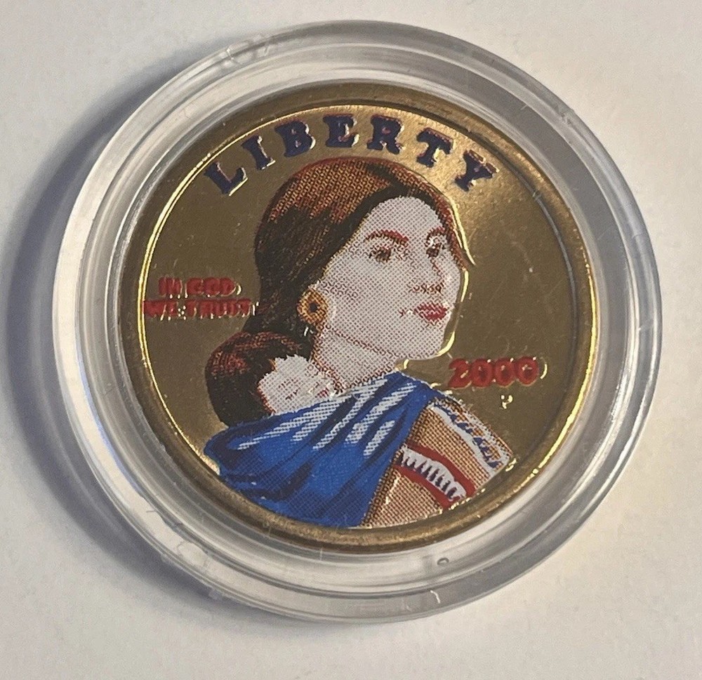 2000-P Colorized Sacagawea Dollar
