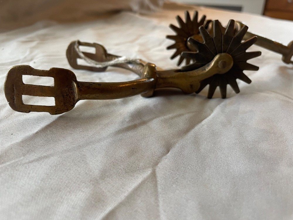 1890s brass spurs.
