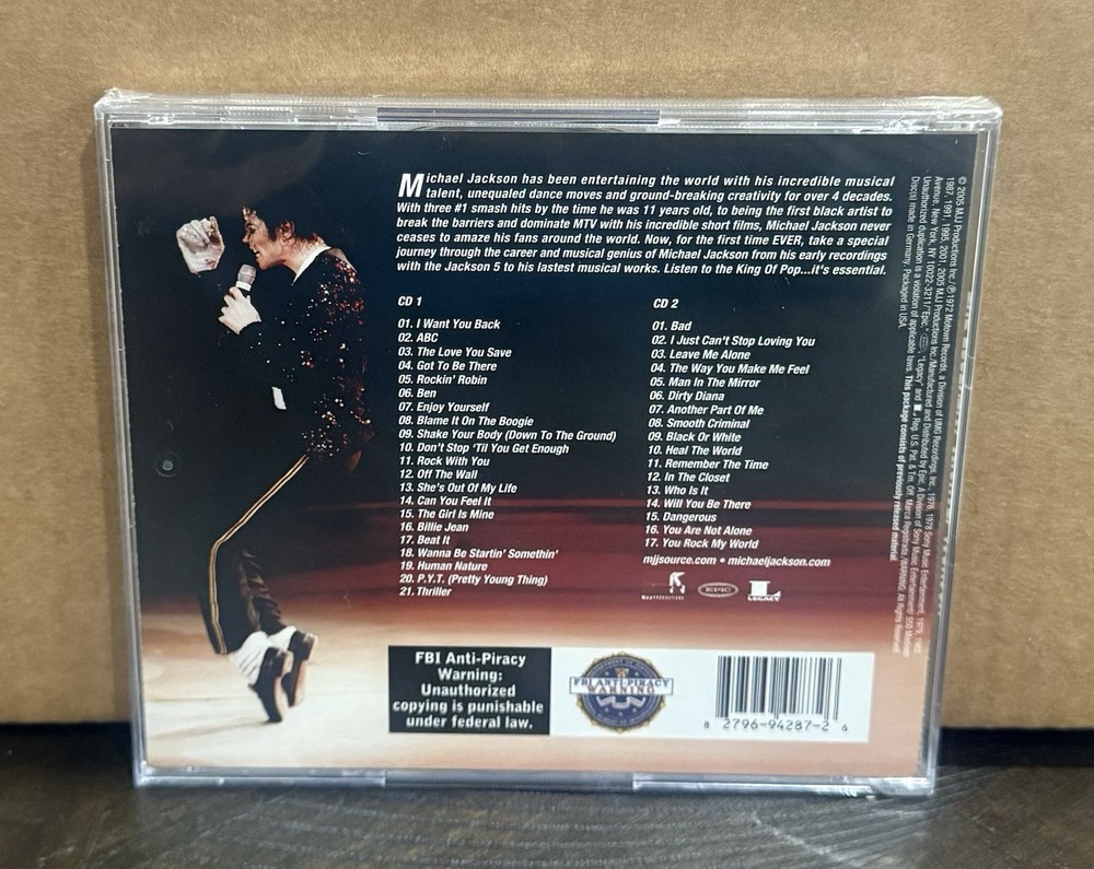 MICHAEL JACKSON -THE ESSENTIAL MICHAEL JACKSON CD 2 CD SET