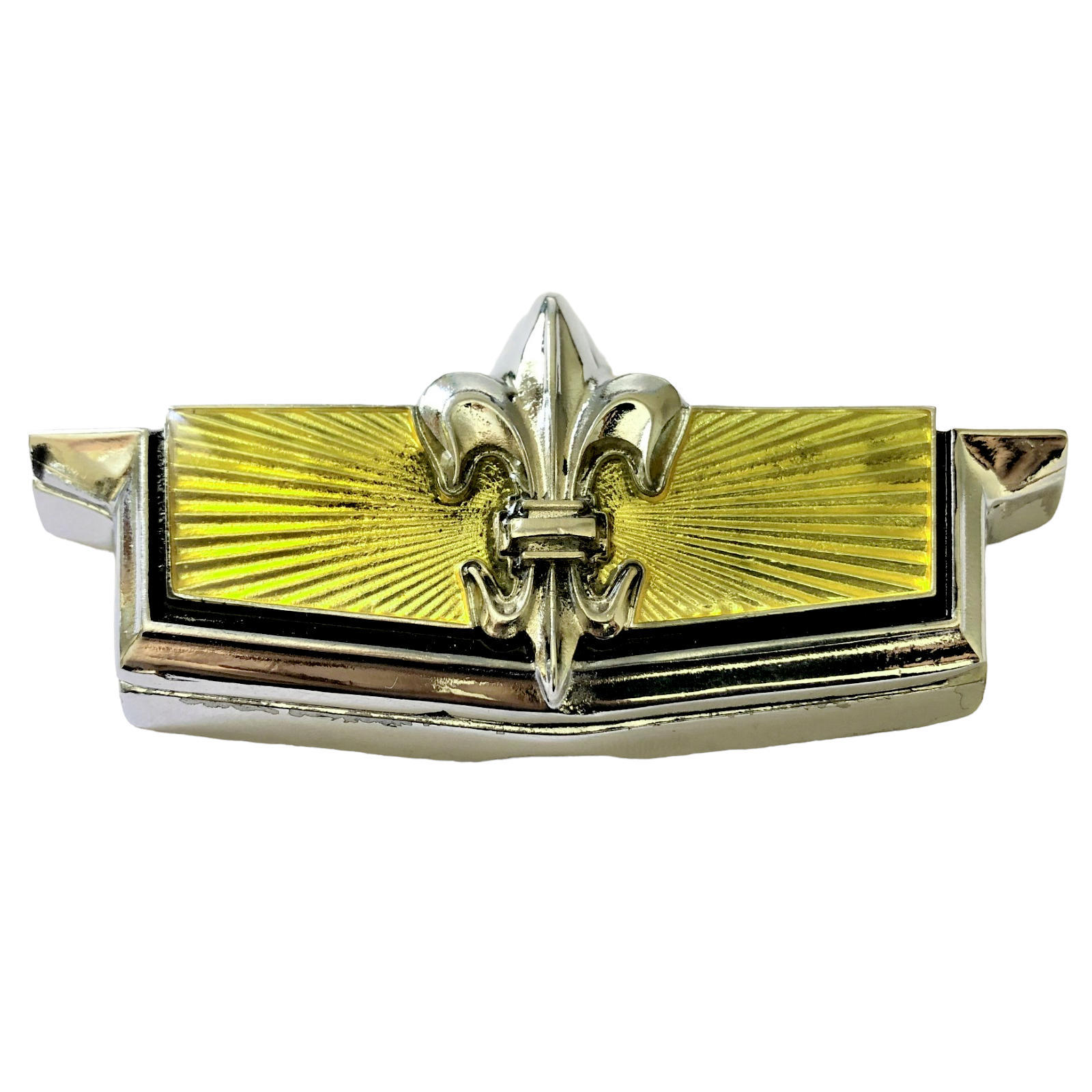 YELLOW NEW 1977 1990 CHEVROLET CAPRICE TRUNK LOCK EMBLEM CHEVY 77 90