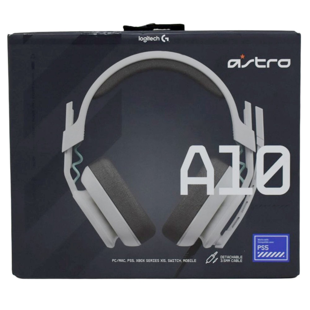 ASTRO Gaming A10 Gen 2 Wired Headset - PS5, PS4, Switch, PC/Mac - White