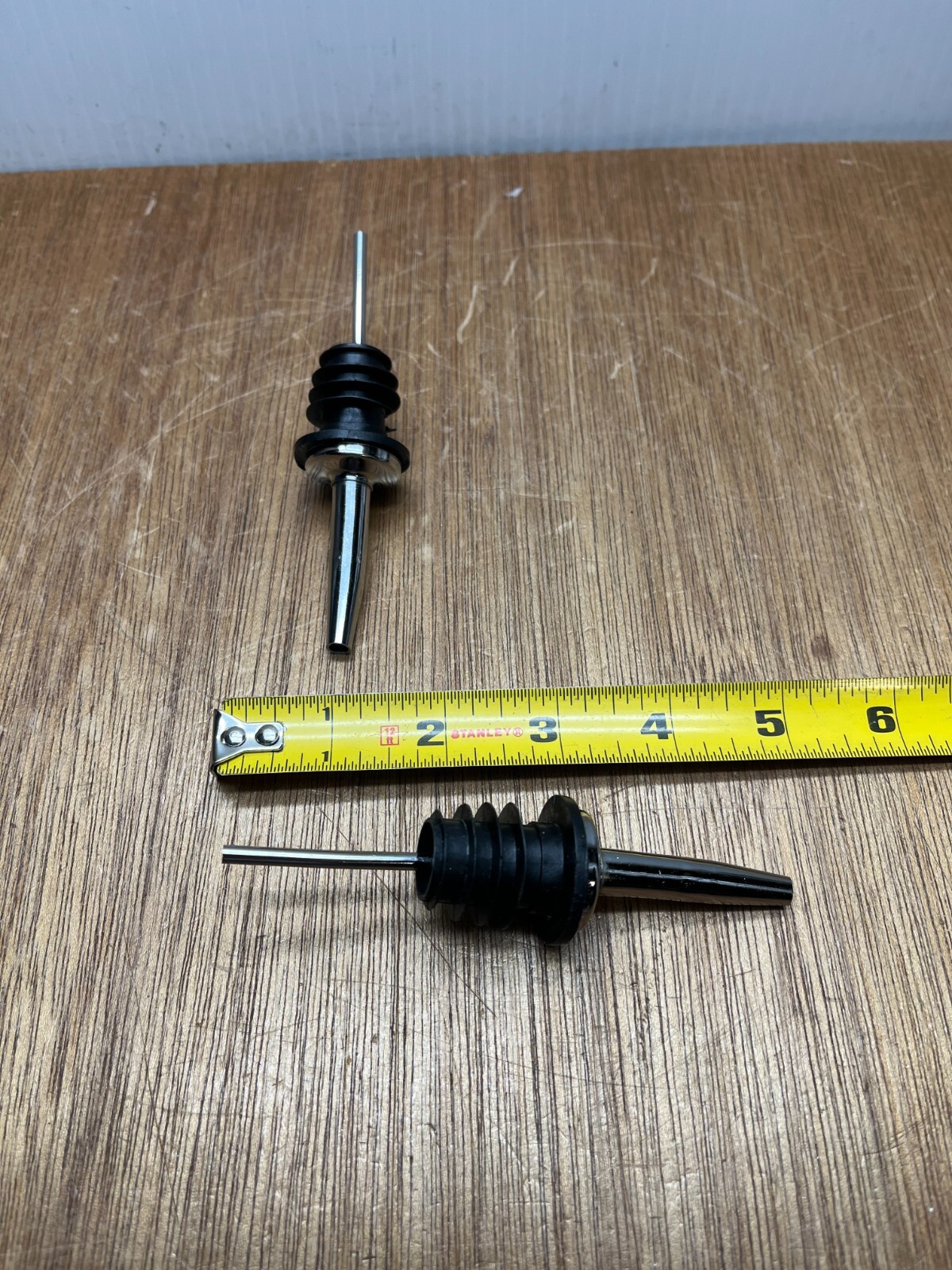 (Qty.2) Spill Stop 285 Tapered Speed Pourers - Medium Pour Chrome USA