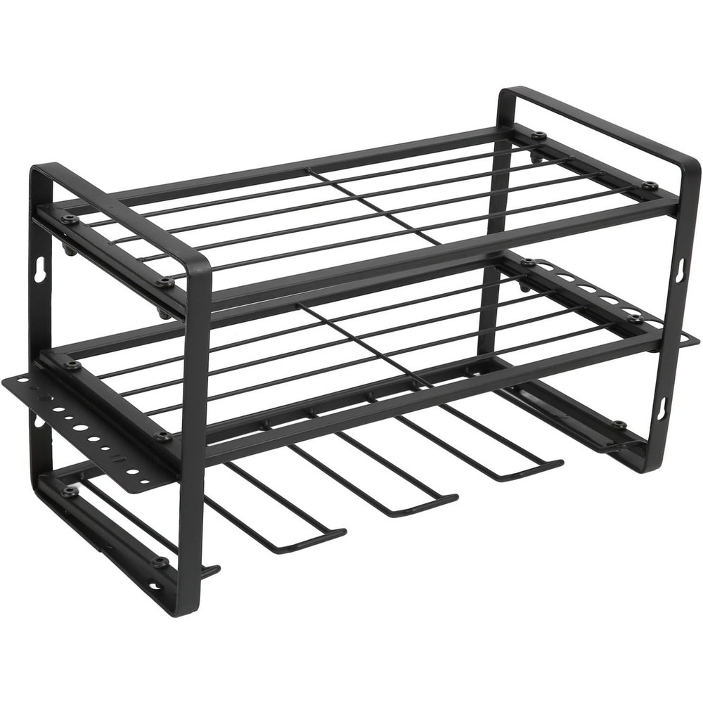 3-layer 4-slot storage rack - Wall-mounted tool storage rack