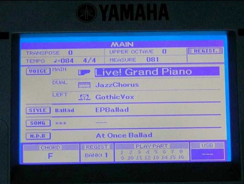 For Yamaha YPG-525 YPG-625 LCD Display Screen Panel Replacement
