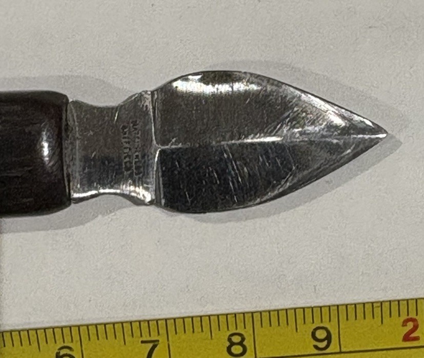 RARE MAPPIN & WEBB INK SCRAPER ERASER TOOL WITH PART CASE