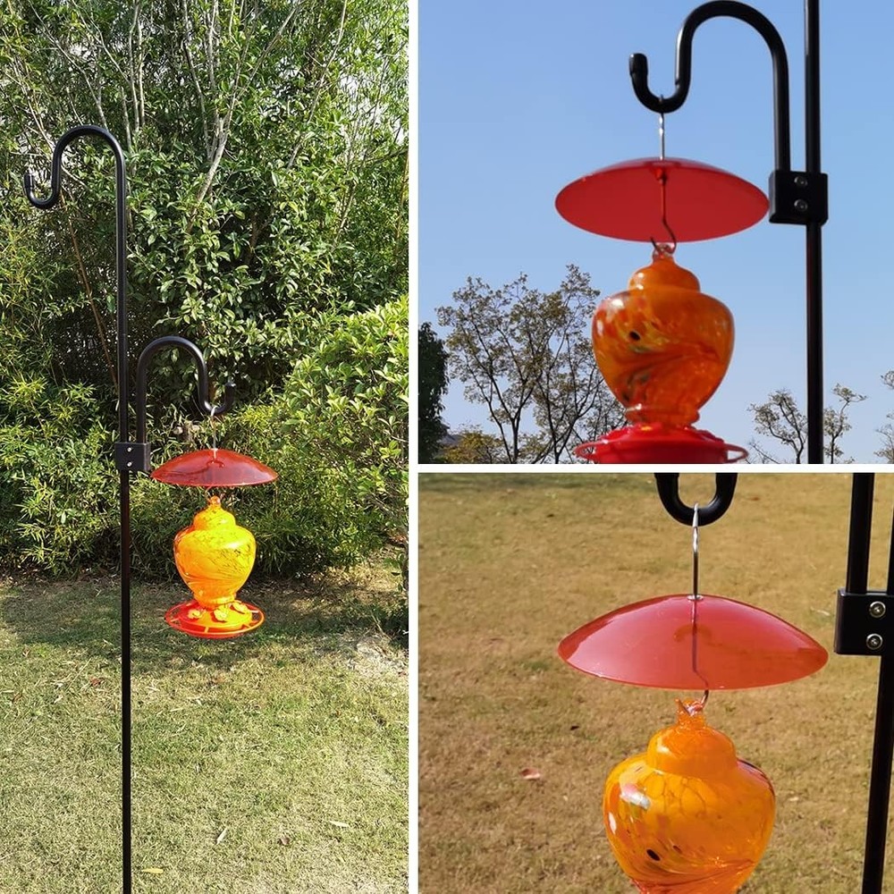 Red 8" (20CM) Bird Feeder Weather Guard Small Protective Dome Against Elements