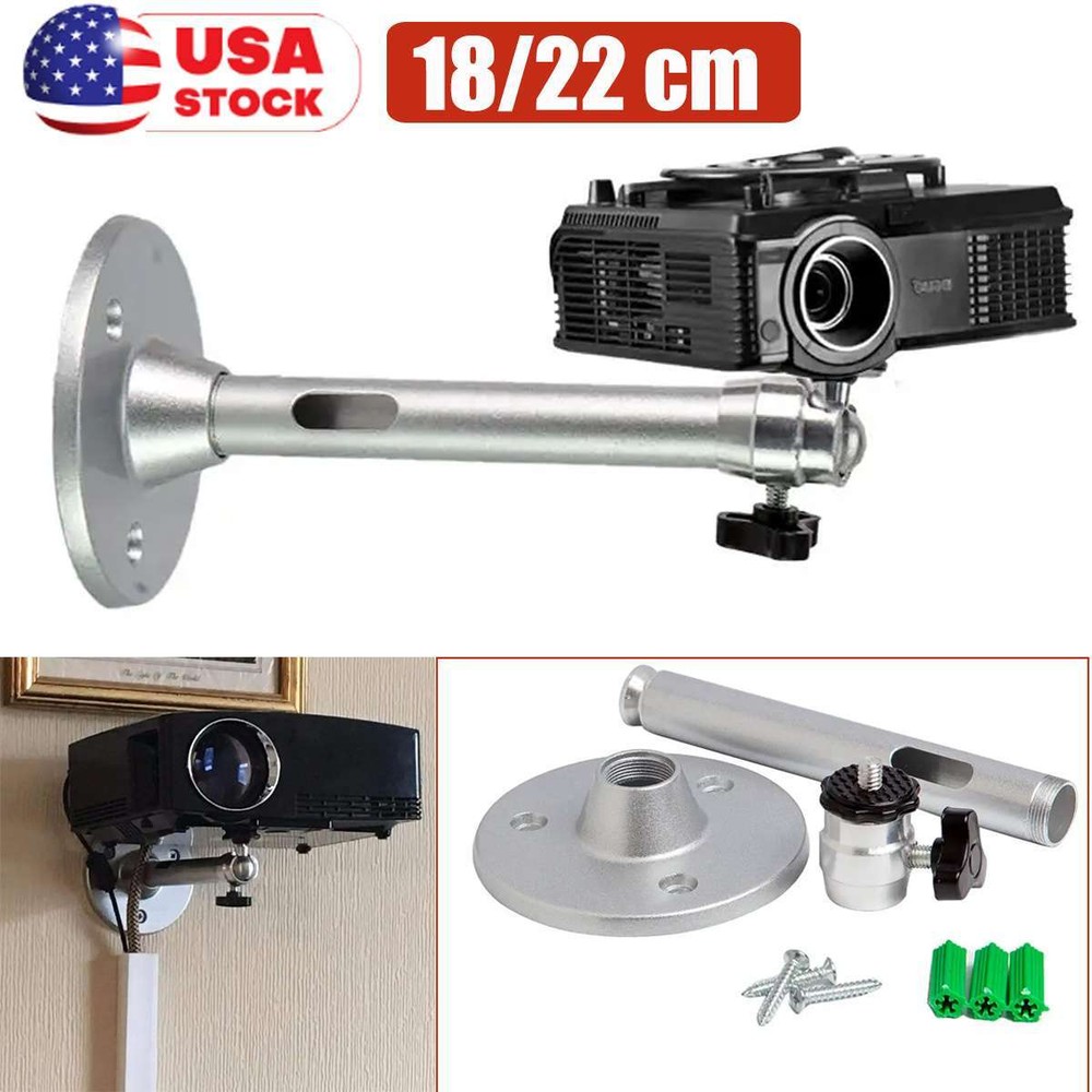 Universal LCD DLP Mini Projector Ceiling Wall Mount Bracket Aluminium Holder new