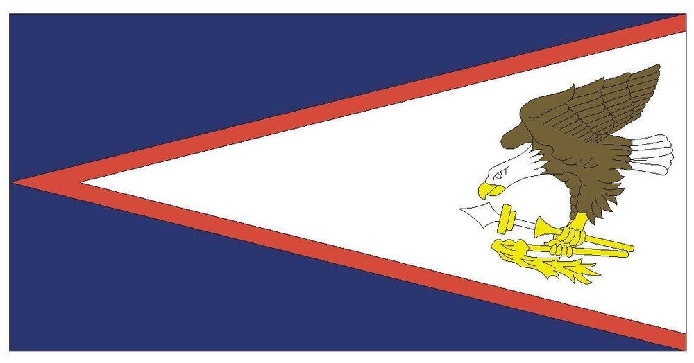 American Samoa Flag Sticker Decal