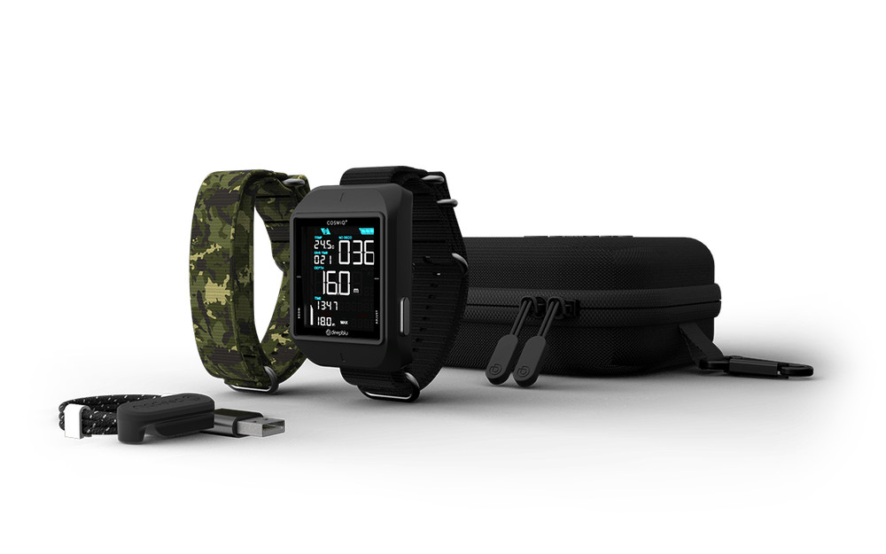 Deepblu Cosmiq+ SCUBA Dive Computer - Red