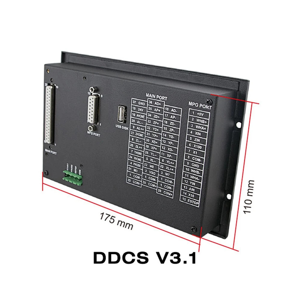 DDCSV3.1 4-Axis MPG Handwheel CNC Offline Controller Engraving Milling Machine