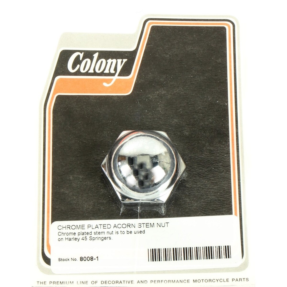 Colony Chrome Stem Nut - 8008-1