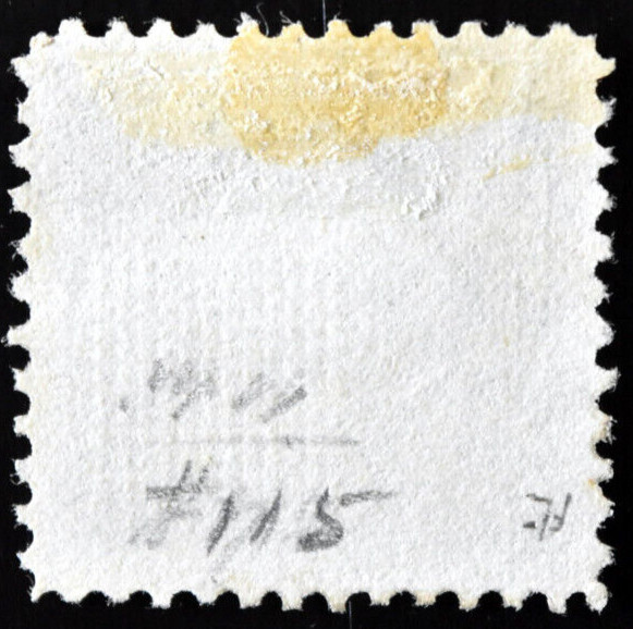 US SC# 115 6 Cents Stamp with Grill