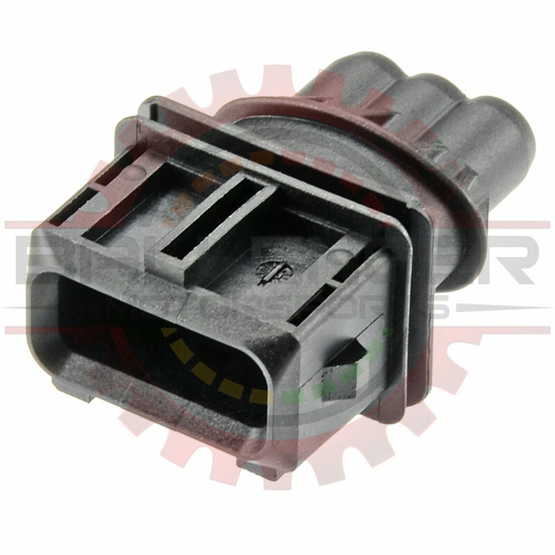 3 Way JPT Sensor Receptacle Connector, Black For Throttle Position Sensor