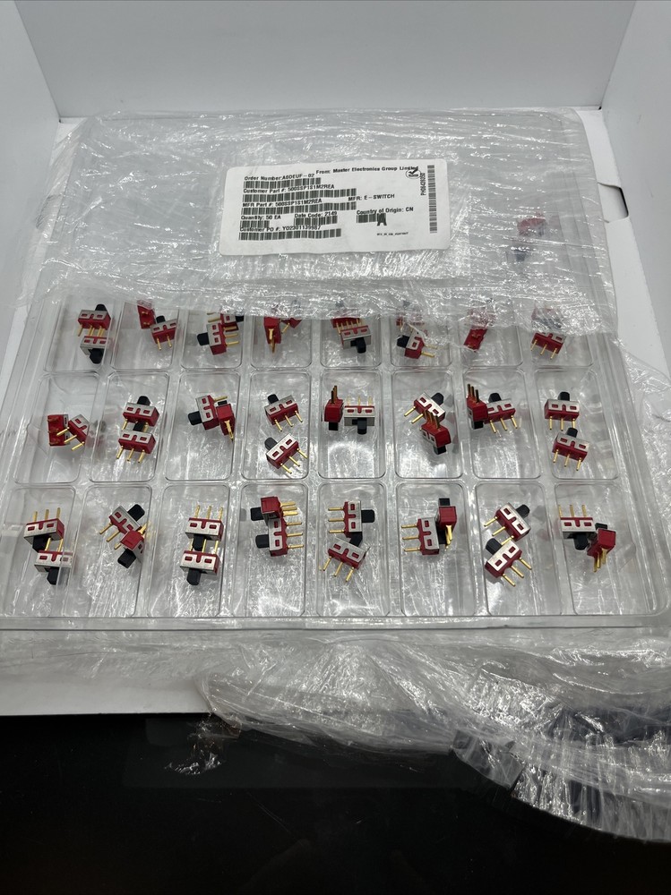 Master Electronics Slide Switch, 500SSP1S1M2REA, J01