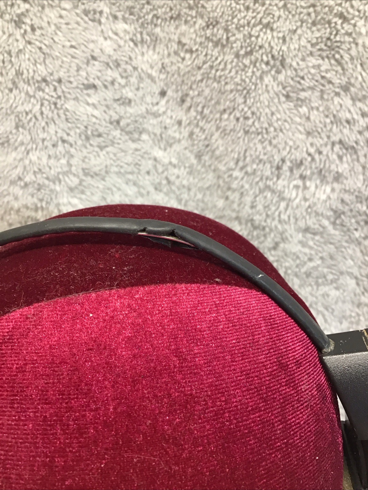 HME HS6000 RED Wireless Drive Thru Intercom Headset W/Battery Used Working Rough