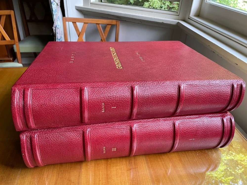 MASSIVE THIRD REICH PHILATELIC ALBUMS - "Stempelsammlung Großdeutschland"