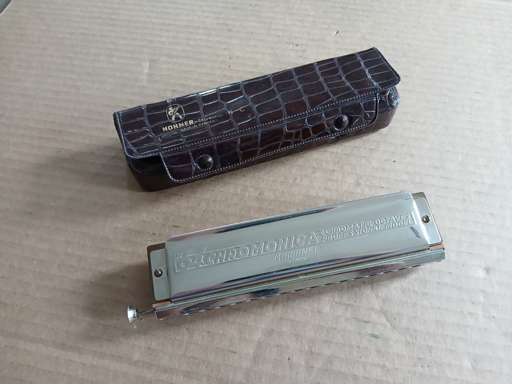 Hohner 64 Chromonica 4 Chromatic Octaves Professional Model w/ Case
