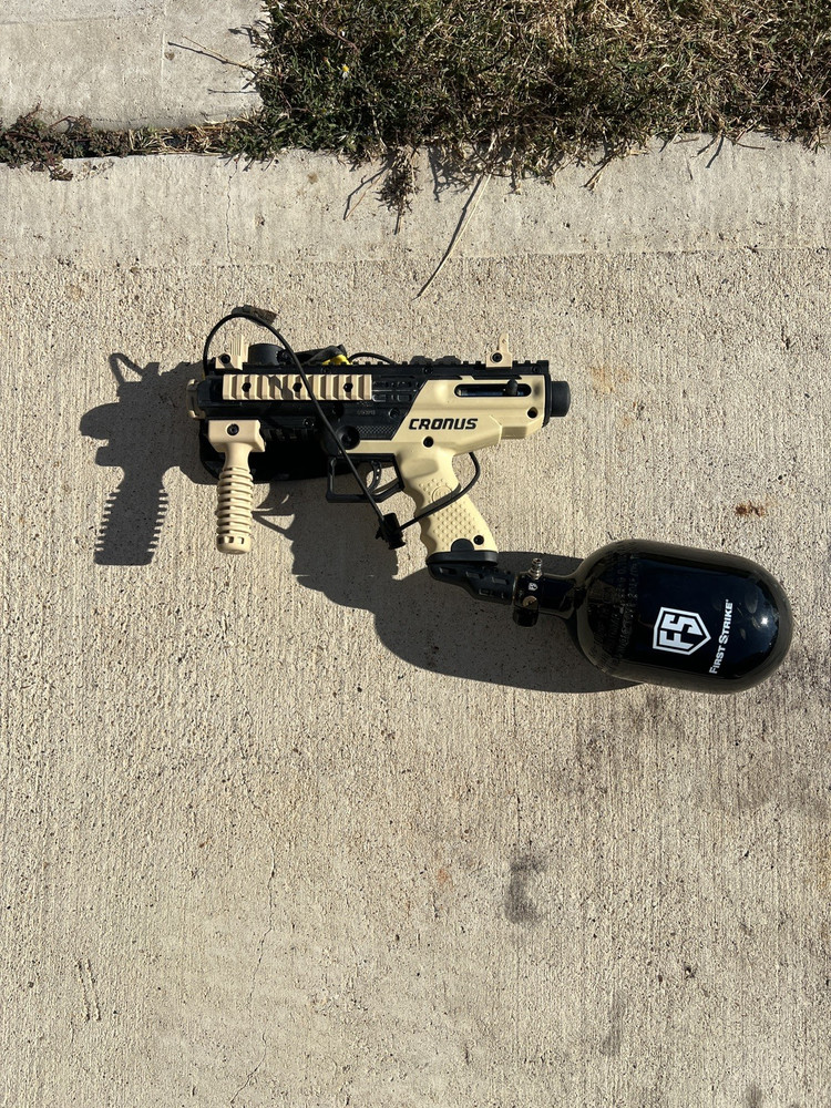 Used paintball gear, gun, mask, everything