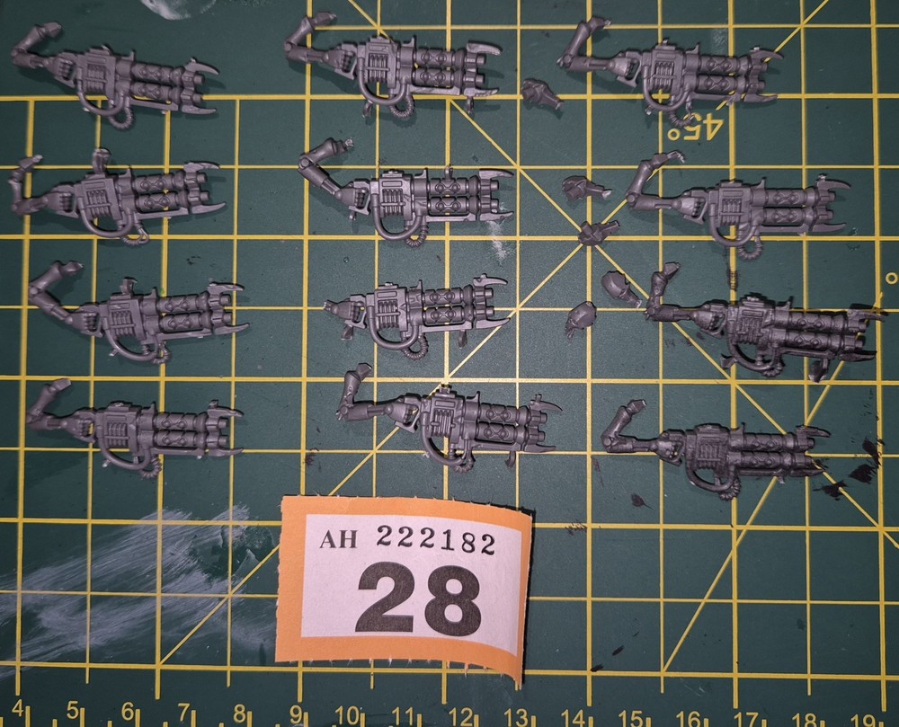 Warhammer 40k Necron Warriors Spare Weapons Bits