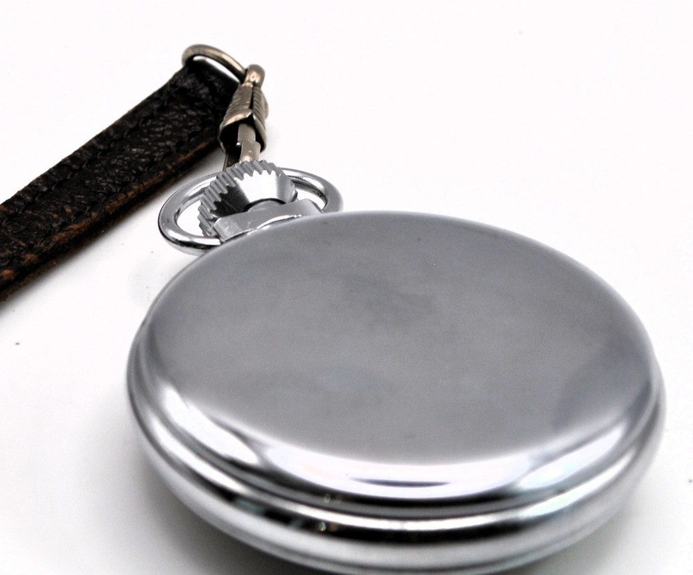 Smith chrome plated pocket watch