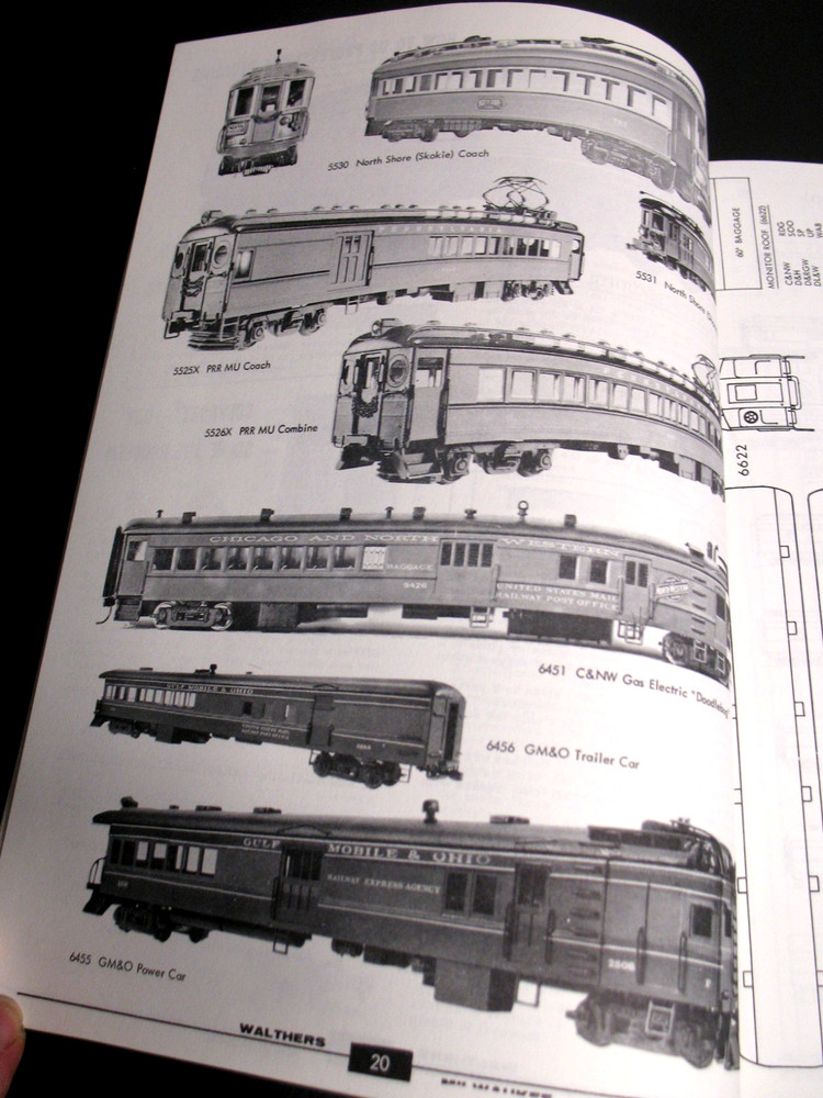 WALTHERS PASSENGER CAR PLANS REVISED SECOND EDITION 1973 SOFTCOVER VG