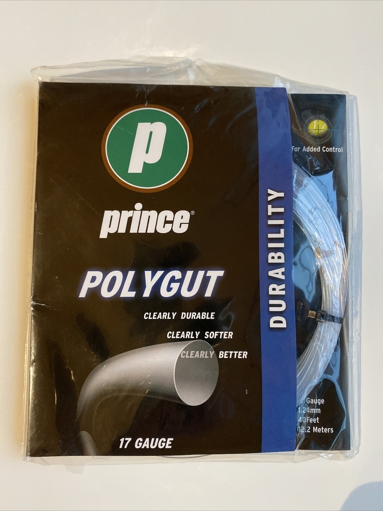NEW Prince String polygut 17 Gauge Durability TENNIS
